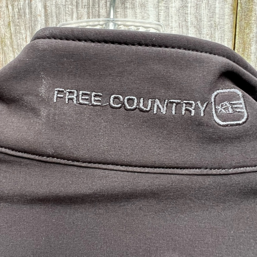 FREE COUNTRY Black Fleece Lined Windbreaker Jacket Mens XXL - Picture 12 of 15